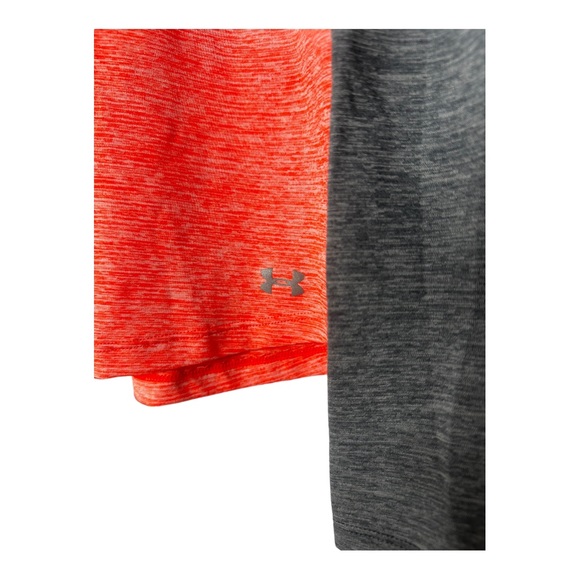 2 UNDER ARMOUR XL Fitted Threadborne Running Tops Work Out Active FREE SHIPPING - Picture 7 of 8